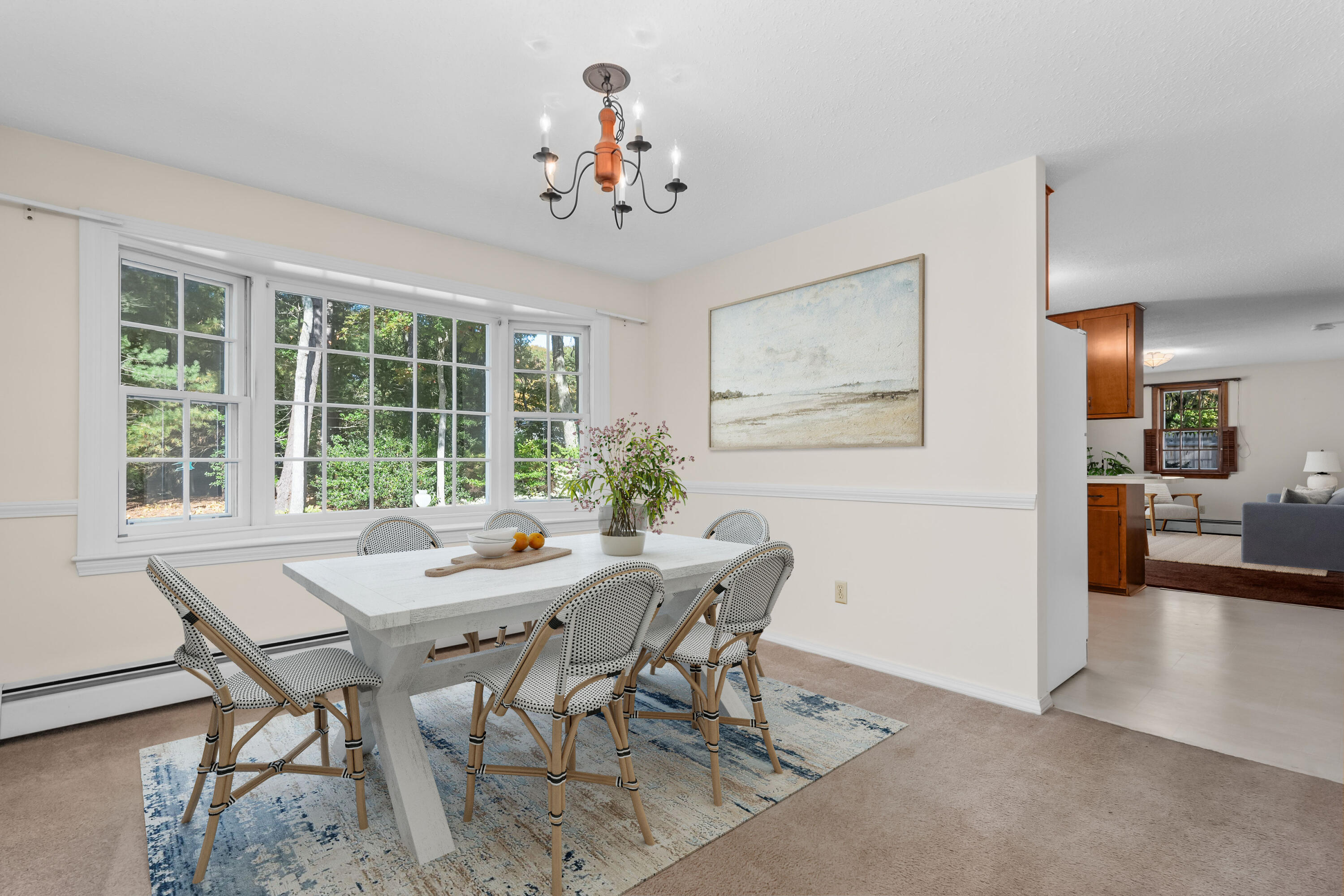 53 Prince Hinckley Road Centerville, MA 02632 - Photo 8 of 22 Dining Room Virtual StagedS