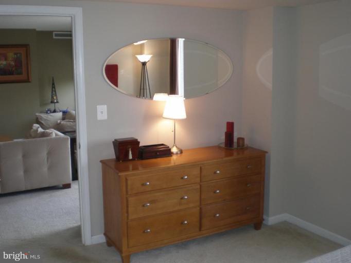 11710 Old Georgetown Road, Unit 408 Rockville, MD 20852 - Photo 2 of 27 a room with a lamp and a potted plant on a dresser