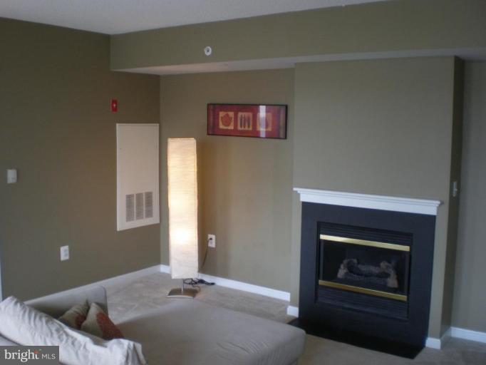 11710 Old Georgetown Road, Unit 408 Rockville, MD 20852 - Photo 15 of 27 a living room with furniture and a fireplace