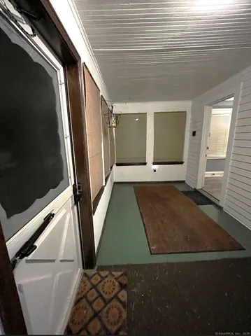 a view of front door