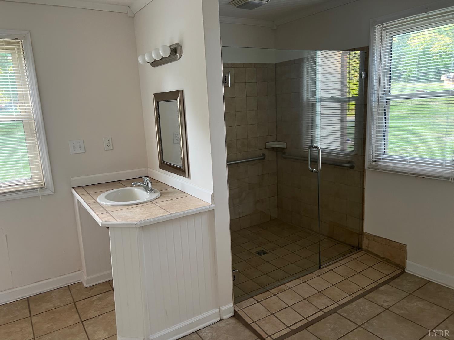 509 Riverbend Road Altavista, VA 24517 - Photo 16 of 25 a bathroom with a sink a toilet and shower