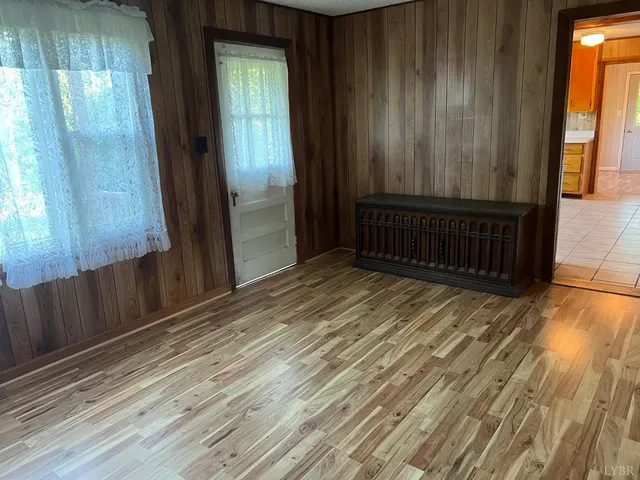 a view of front door