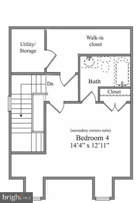 2 Maxwell Square Frederick, MD 21701 - Photo 23 of 24 Upper Level 2 Floor Plan