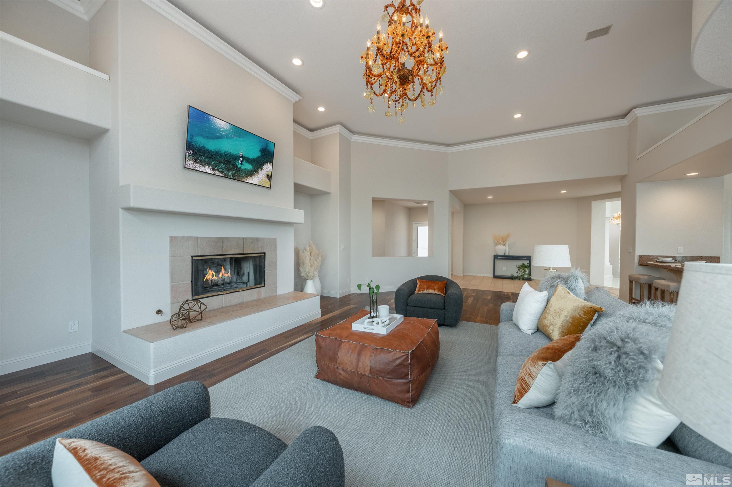 40 Sharps Circle Reno, NV 89519 - Photo 25 of 40 a living room with furniture and a fireplace