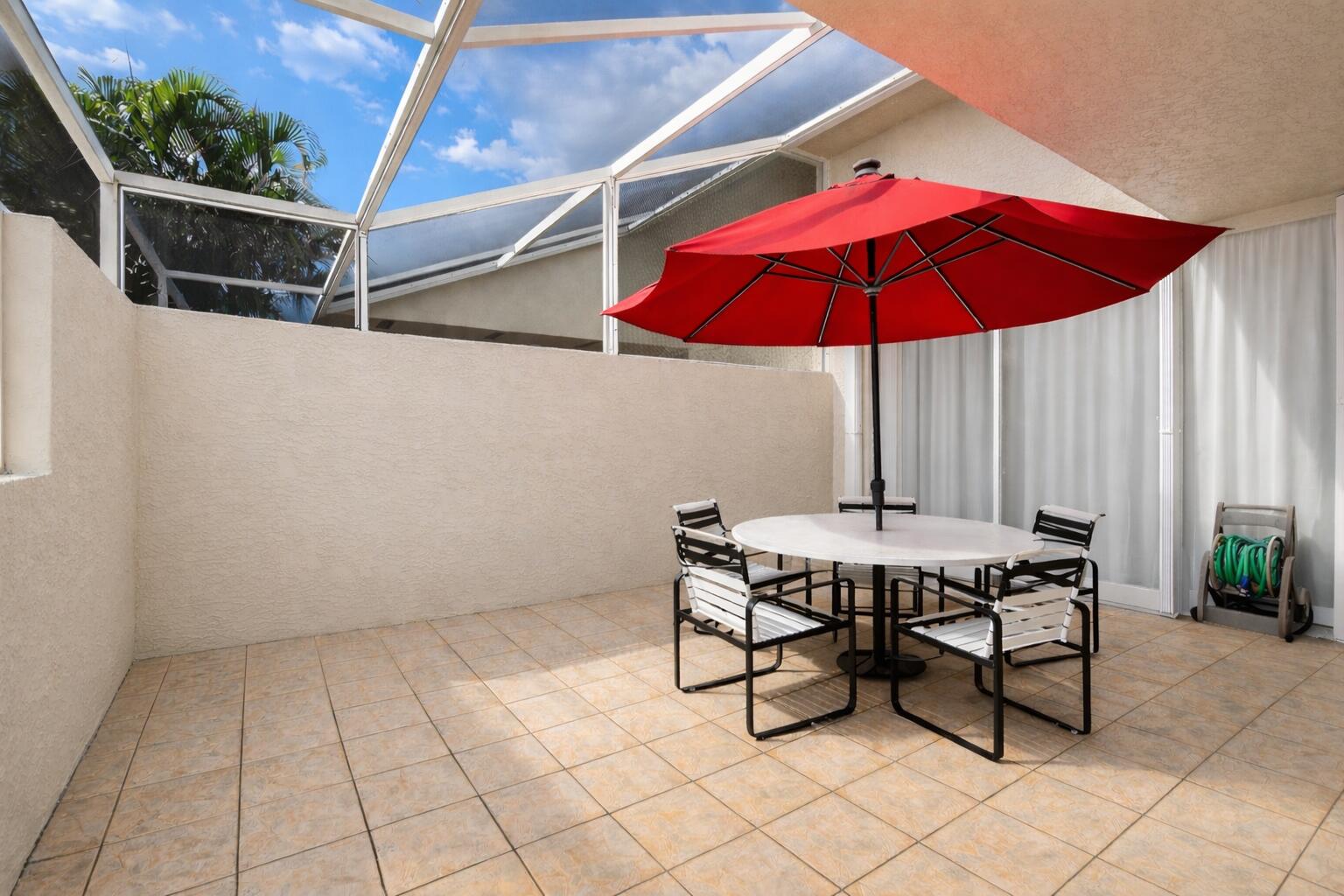 9635 Boca Gardens Circle North, Unit C Boca Raton, FL 33496 - Photo 5 of 30 Large Patio area