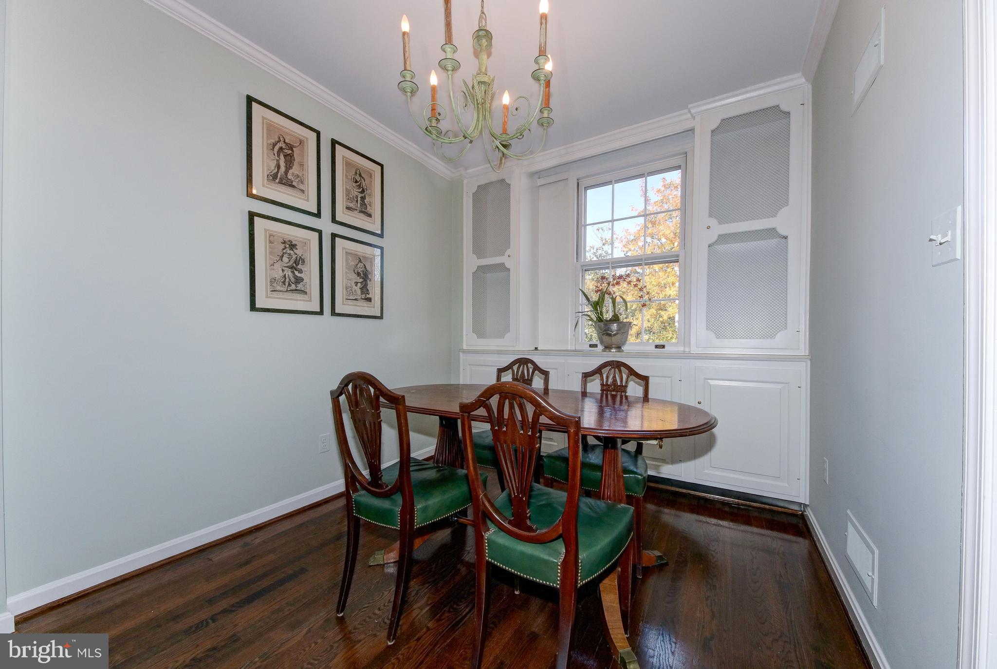 3204 Reservoir Road Northwest Washington, DC 20007 - Photo 15 of 28 Charming dining room off living room