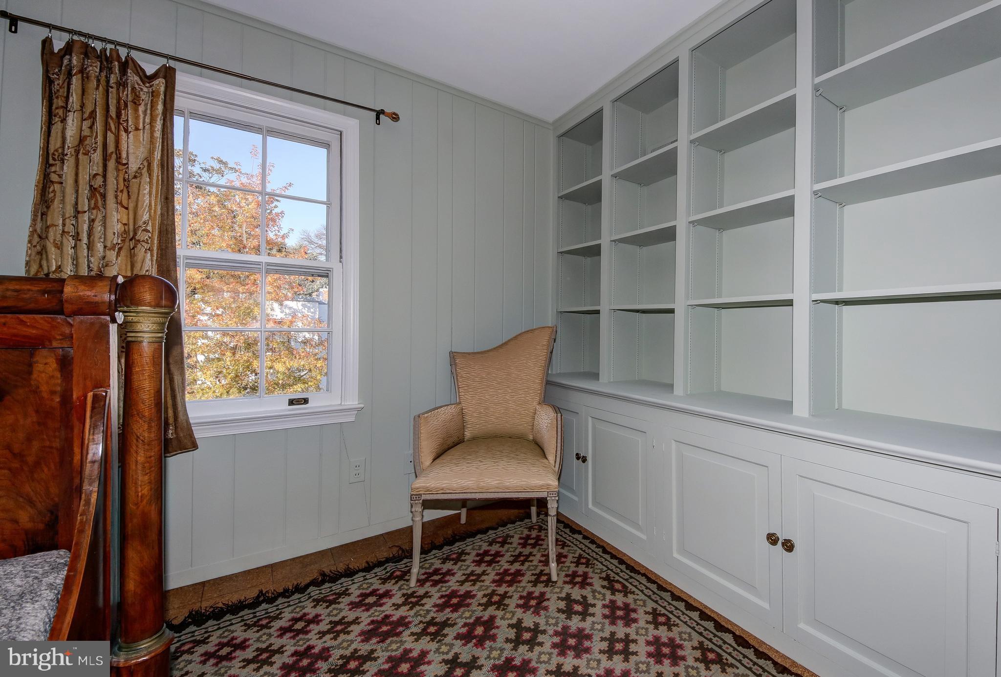 3204 Reservoir Road Northwest Washington, DC 20007 - Photo 21 of 28 Built-in bookcases in second bedroom