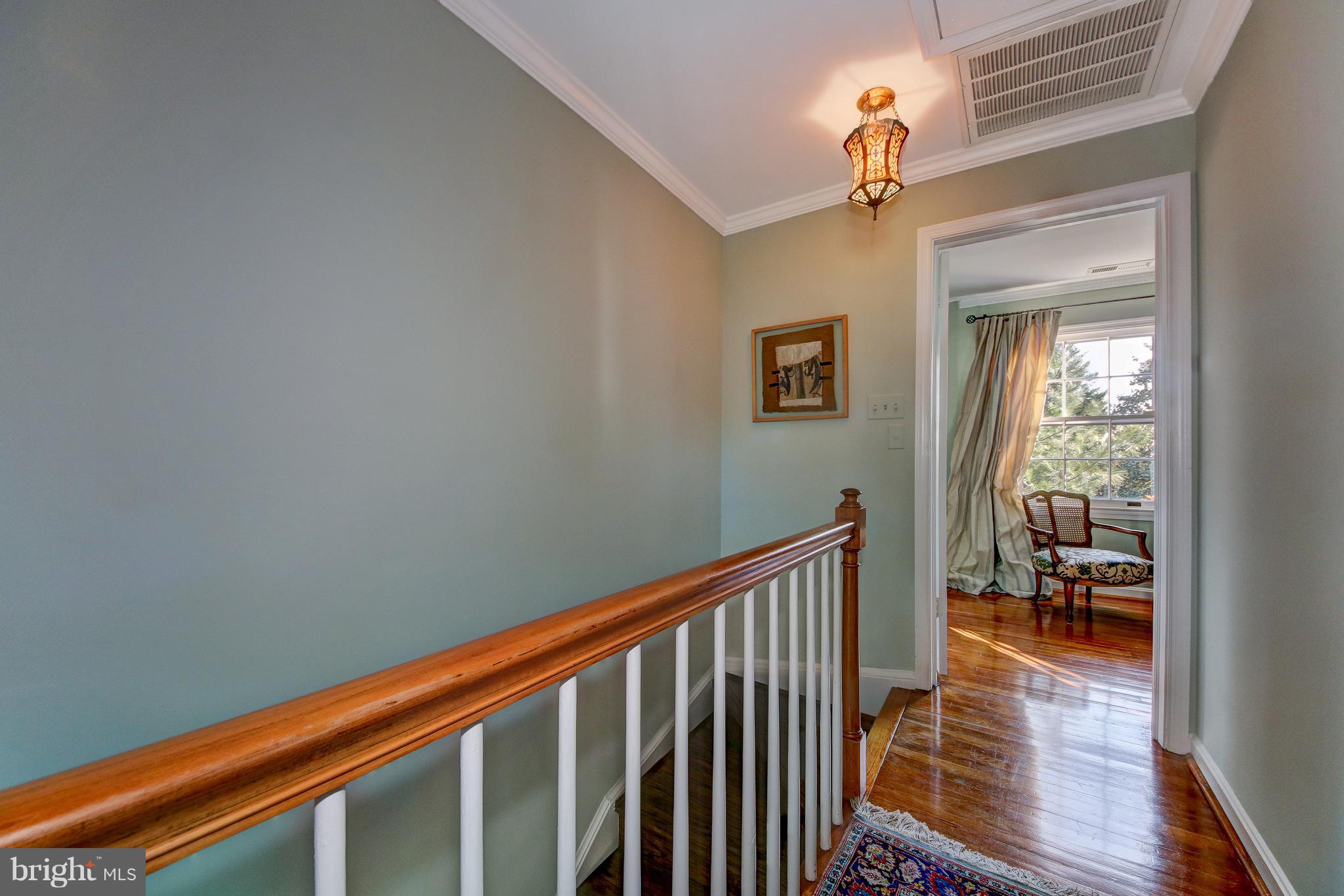 3204 Reservoir Road Northwest Washington, DC 20007 - Photo 23 of 28 Third-floor stair hall