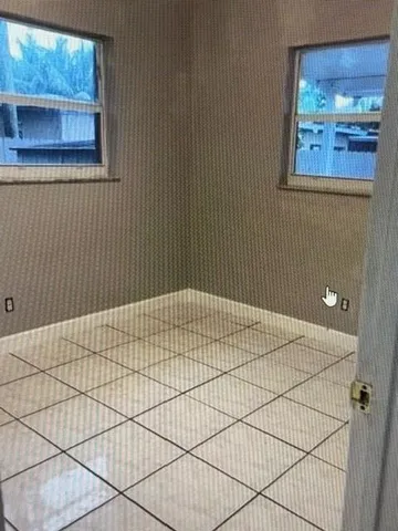 a view of backyard and window