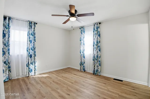 wooden floor in an empty room