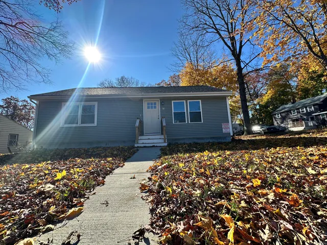 front view of house with a street
