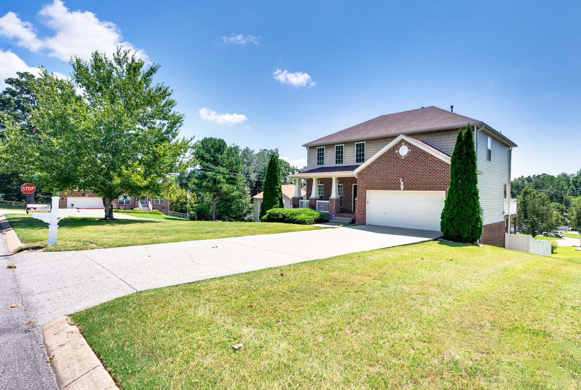 7203 Blue Ridge Drive Fairview, TN 37062 - Photo 5 of 65 a front view of a house with a yard