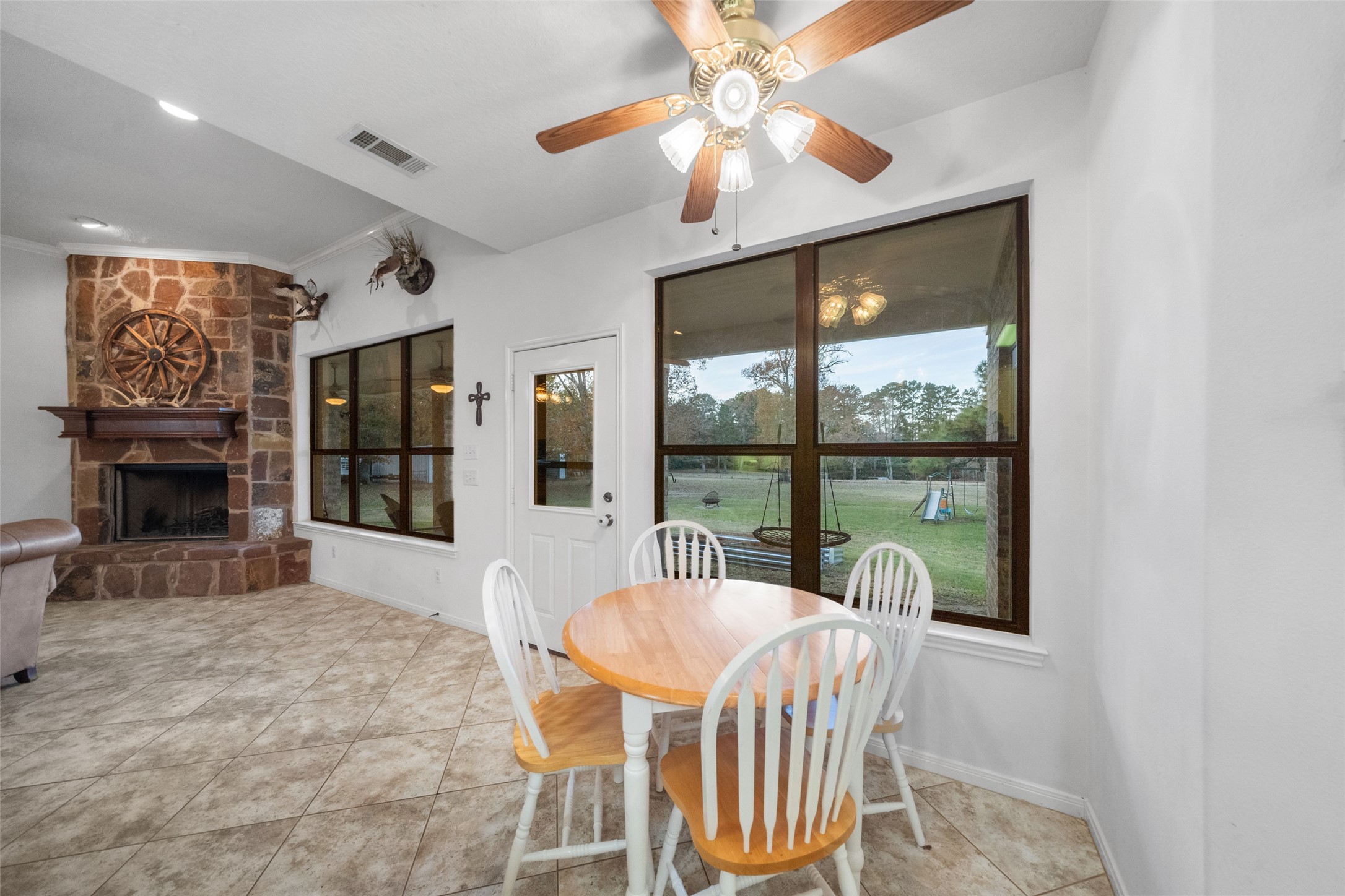 394 Farm To Market 230 Trinity, TX 75862 - Photo 16 of 34 a view of a dining room with furniture window and outside view