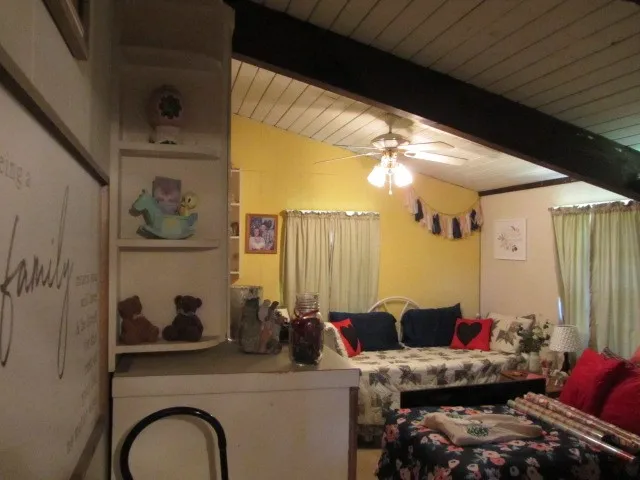 a view of kids room with toys