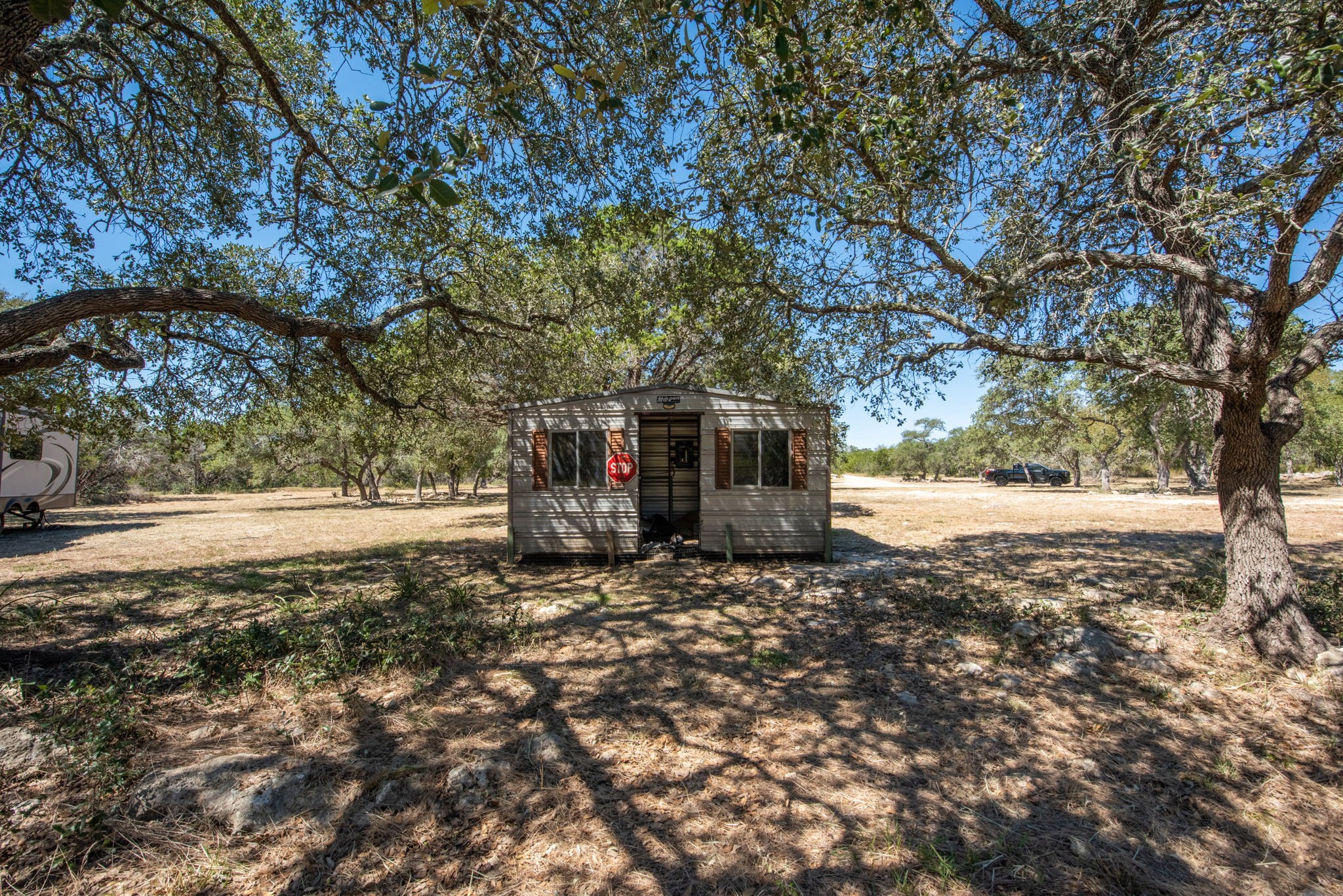 840 Forest View Drive Blanco, TX 78606 - Photo 9 of 32 a view of yard with trees
