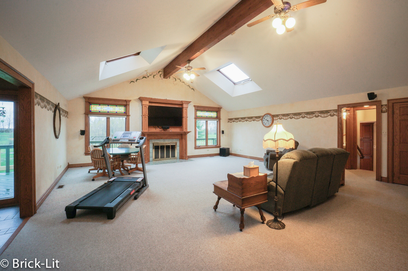 24102 South Schoolhouse Road Manhattan, IL 60442 - Photo 14 of 29 a living room with furniture and a flat screen tv