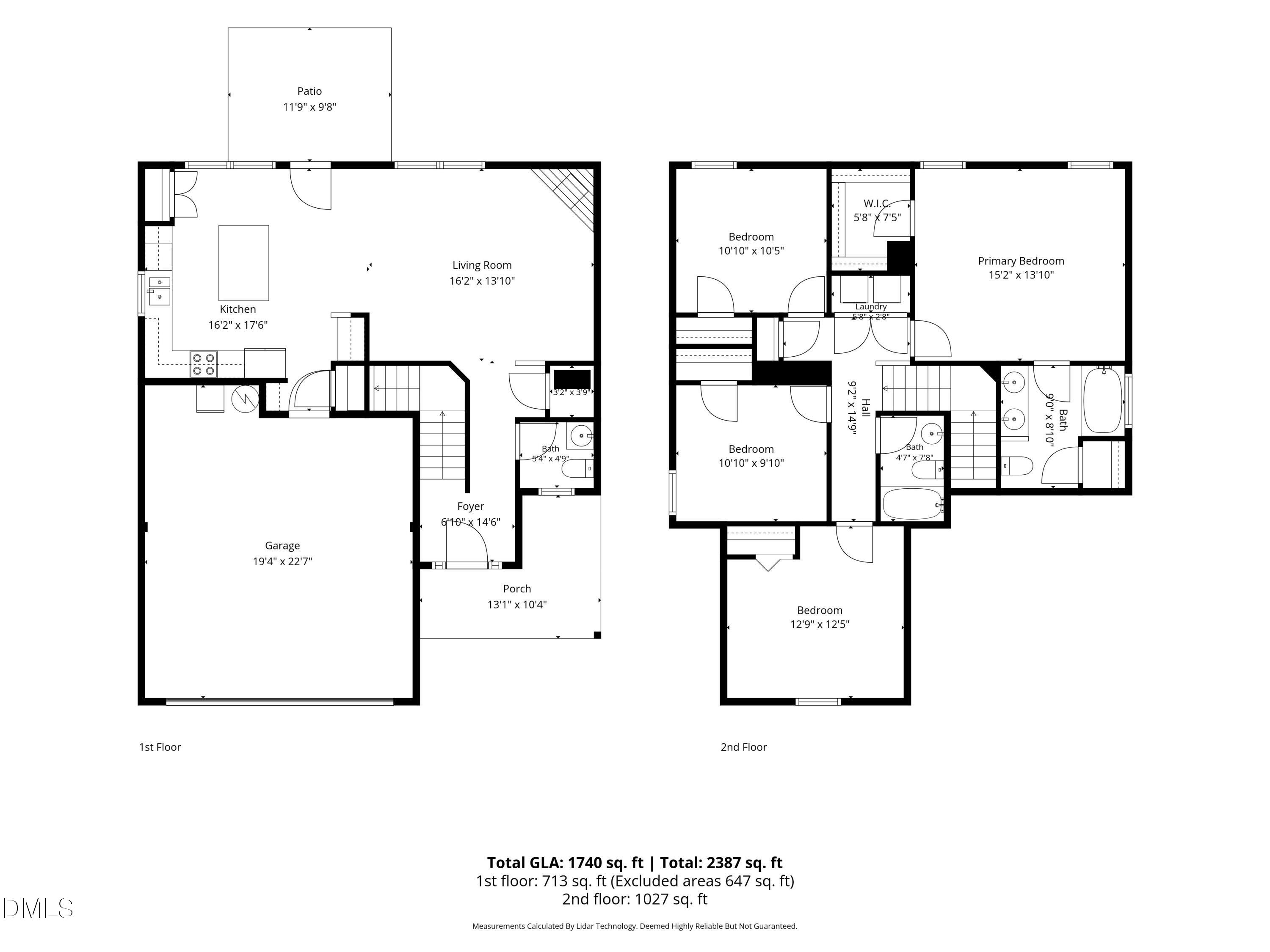 1406 Pleasant Garden Lane Raleigh, NC 27610 - Photo 31 of 32 Plan view