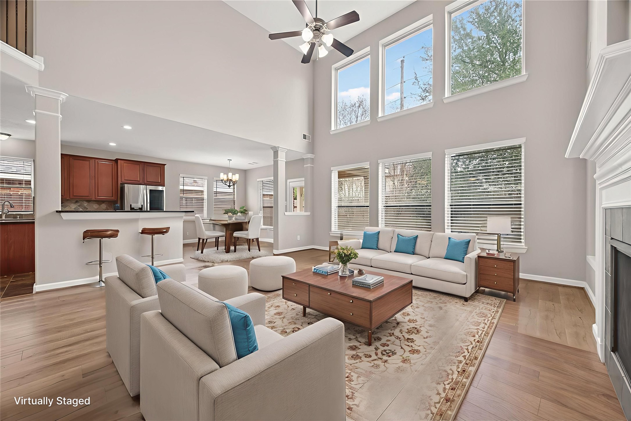 2915 Firewalk Trace Katy, TX 77494 - Photo 8 of 46 Family room virtually staged