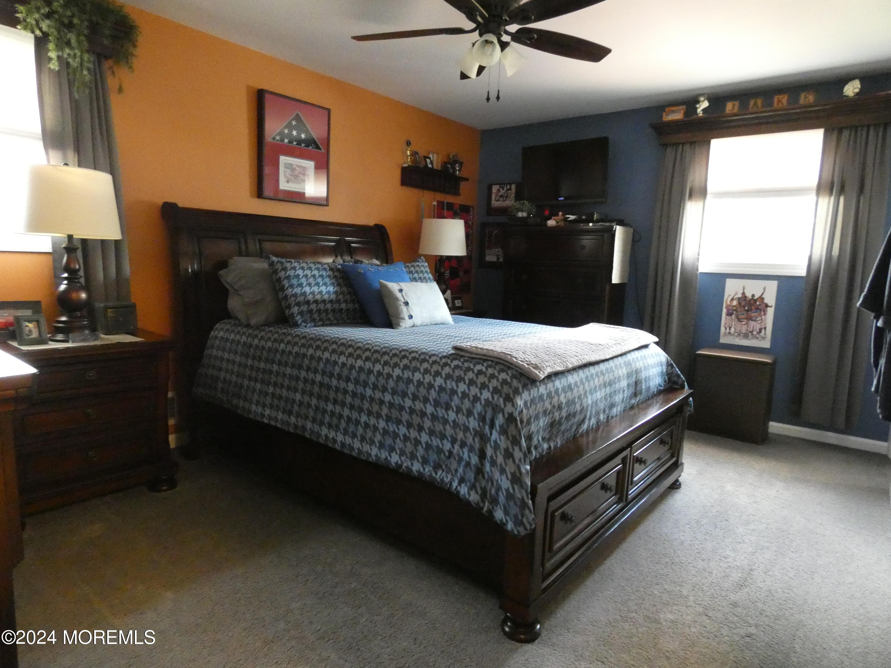 3 Springhill Drive Howell, NJ 07731 - Photo 25 of 37 a bedroom with a bed and a lamp on dresser