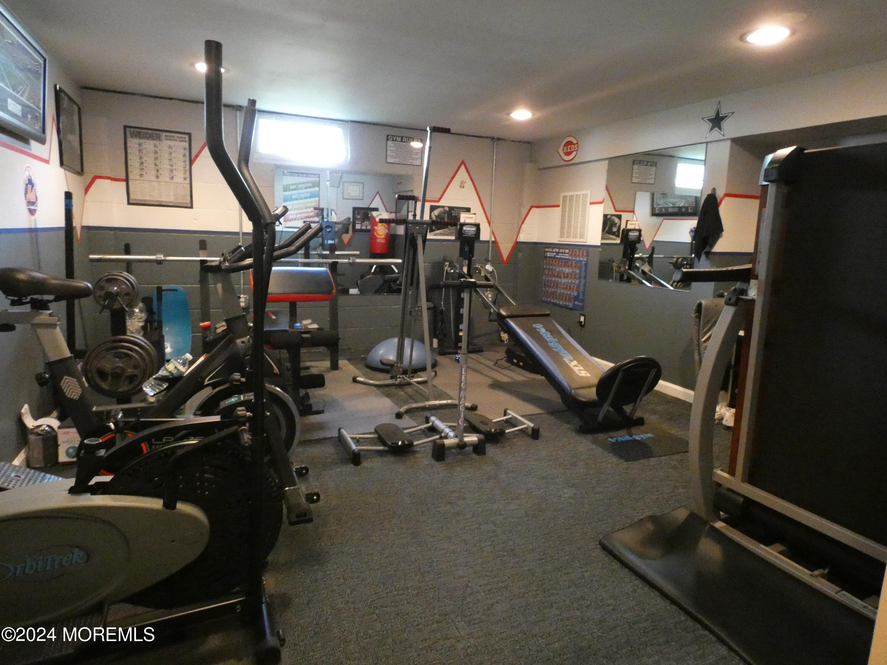 3 Springhill Drive Howell, NJ 07731 - Photo 33 of 37 a view of a room with gym equipment