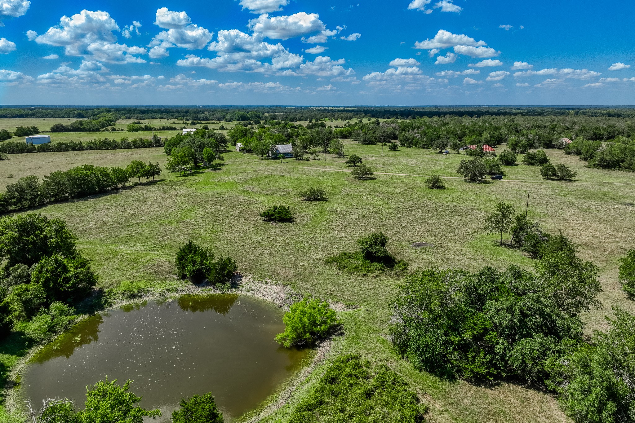 3420 Rohde Road Round Top, TX 78954 - Photo 10 of 28 a view of a lake with a yard