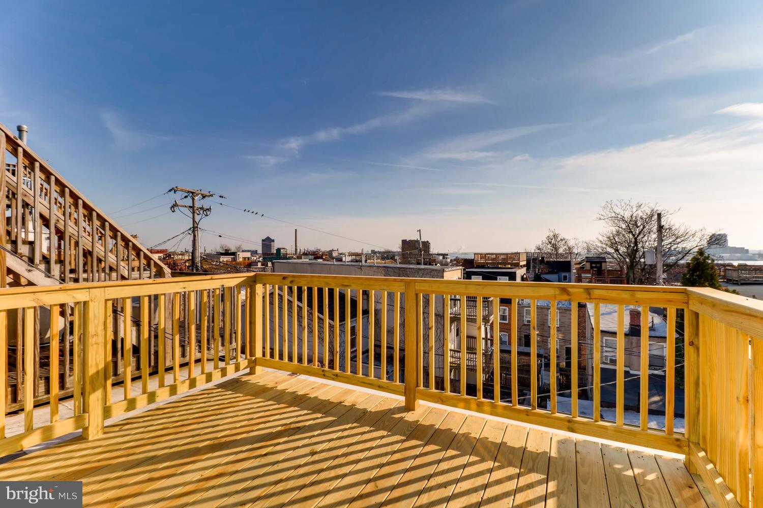 2315 Eastern Avenue Baltimore, MD 21224 - Photo 21 of 30 3rd Floor Deck off Master Suite with Harbor Views!