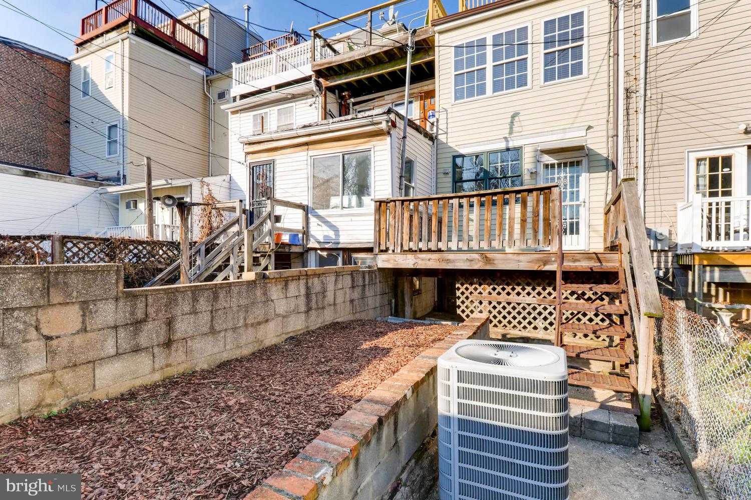 2315 Eastern Avenue Baltimore, MD 21224 - Photo 22 of 30 Backyard Garden Area & Main Level Deck