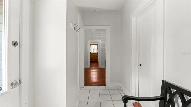 a view of an empty room