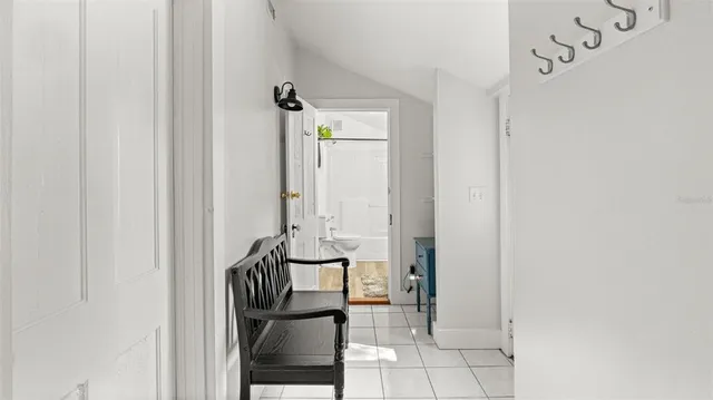 a view of front door