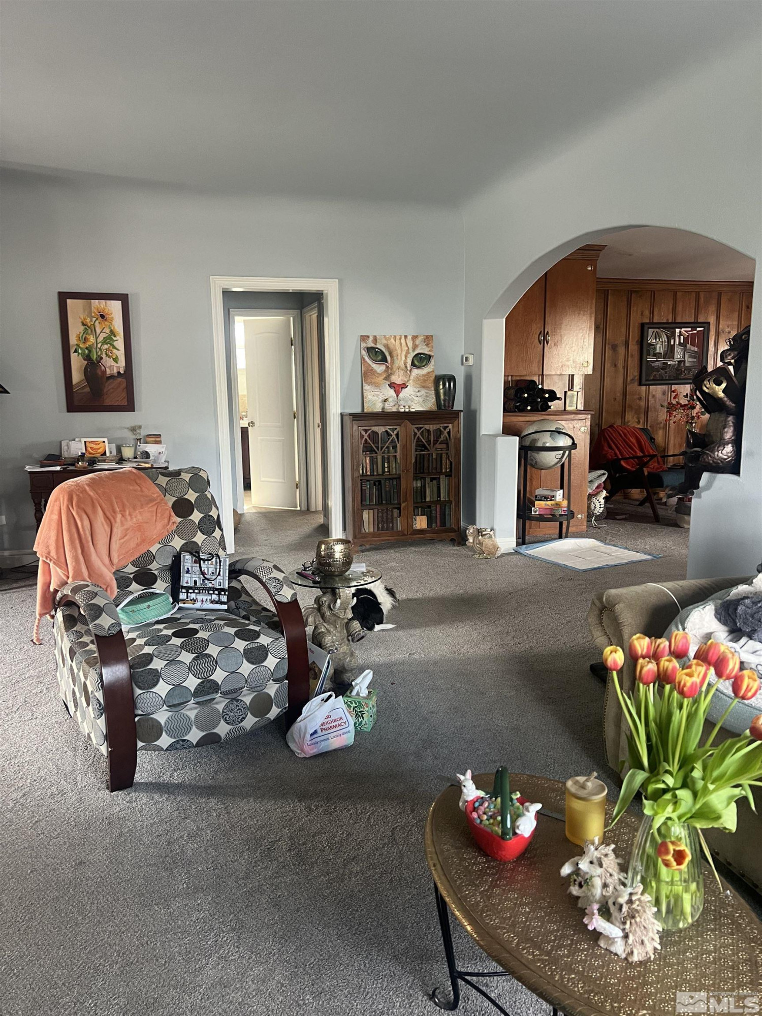 104 Virginia Street Yerington, NV 89447 - Photo 10 of 15 a living room with furniture and flowers