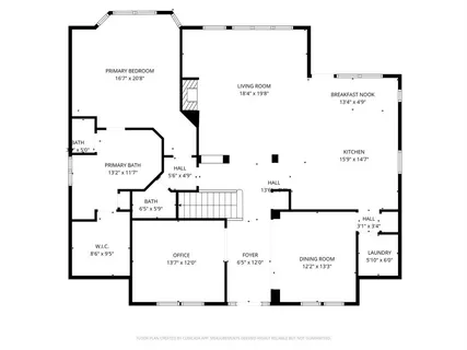 a picture of a floor plan