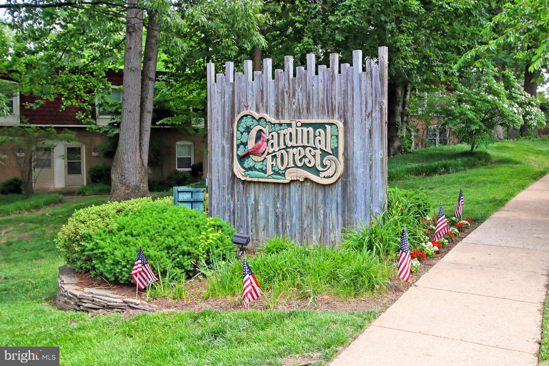 5821 Rexford Drive, Unit 751 Springfield, VA 22152 - Photo 25 of 41 Welcome to Cardinal Forest