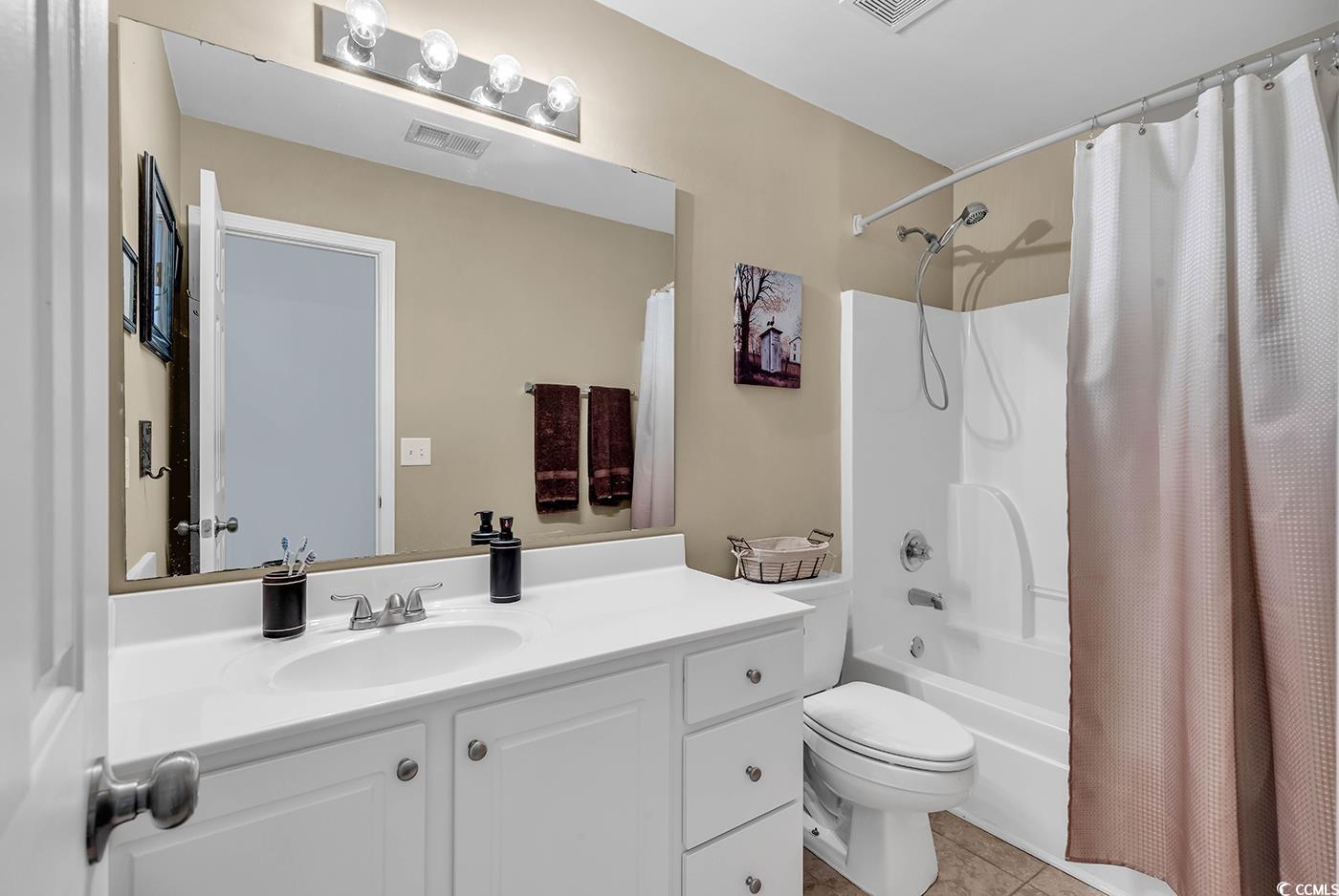 4337 Red Rooster Lane Myrtle Beach, SC 29579 - Photo 34 of 40 Full bathroom with tile patterned flooring, vanity