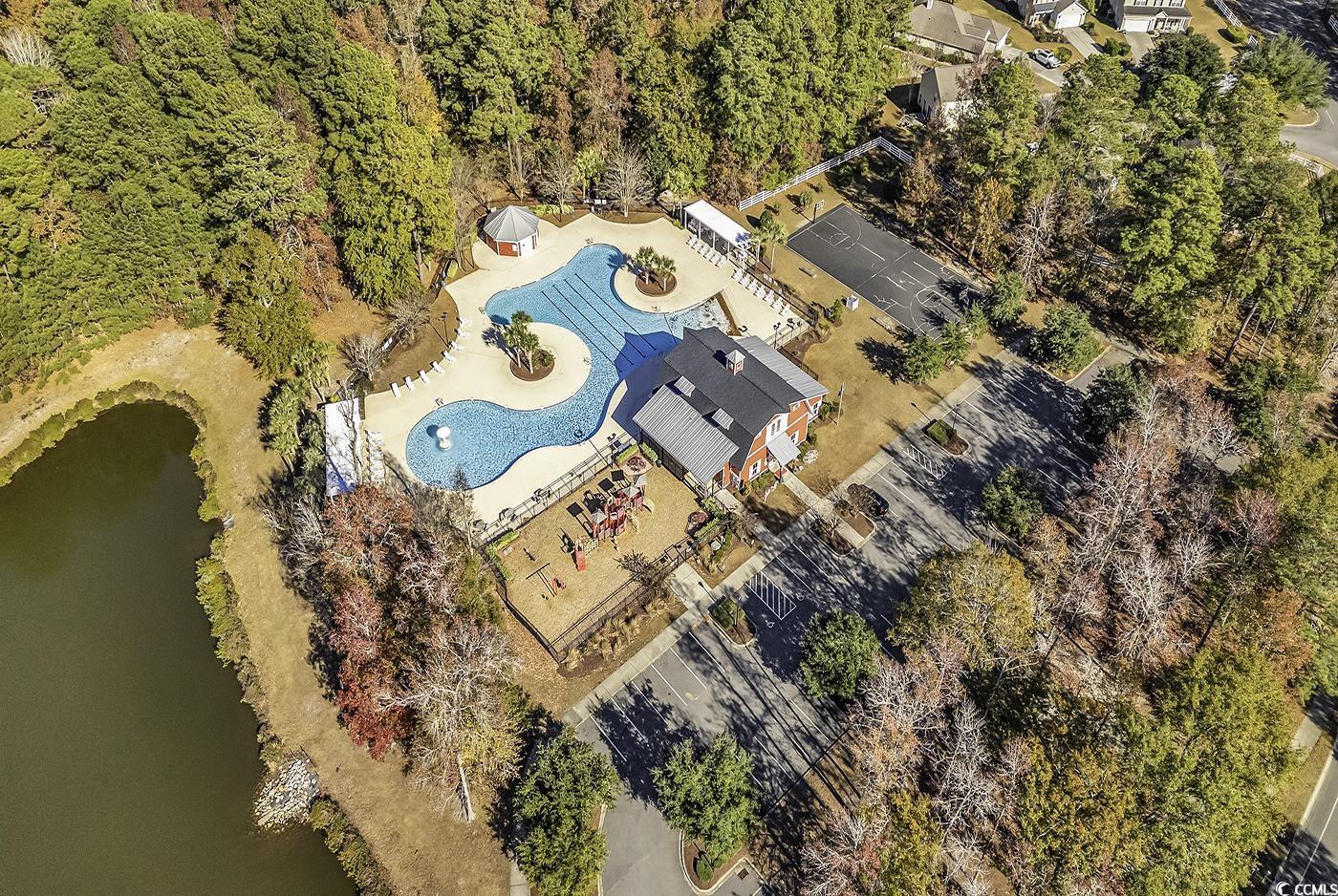 4337 Red Rooster Lane Myrtle Beach, SC 29579 - Photo 40 of 40 Birds eye view of property with a water view