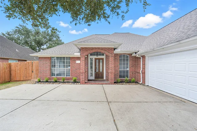 a porch with seating space