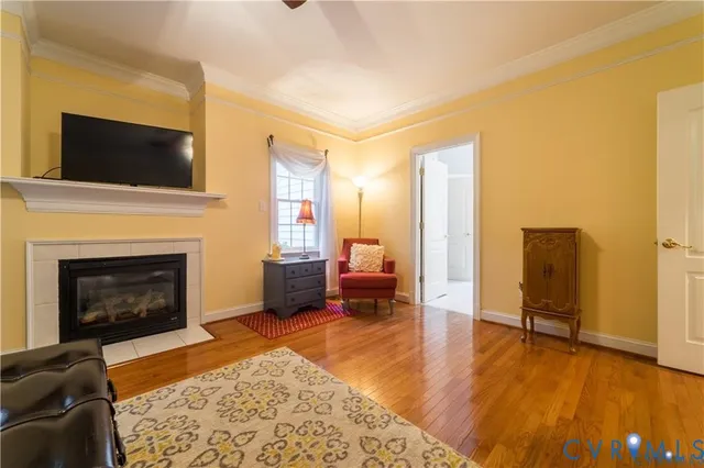 a bedroom with a bed and a table