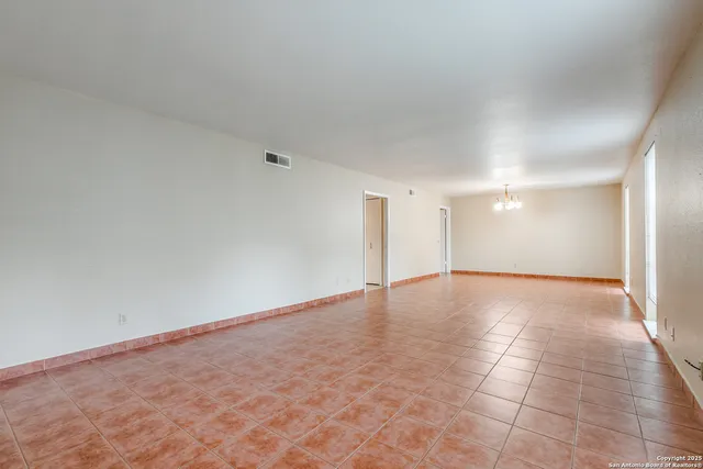 a view of an empty room