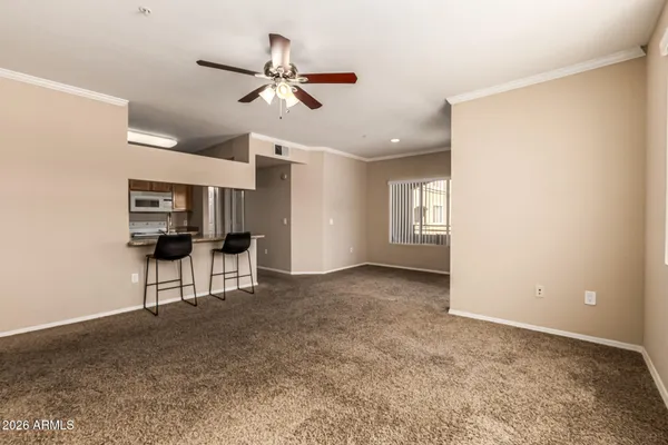 a view of an empty room