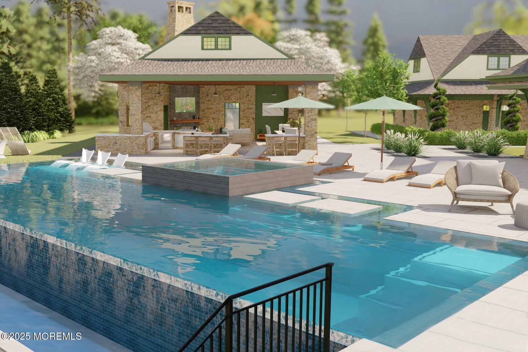 1 Hance Road Fair Haven, NJ 07704 - Photo 15 of 20 Pool Rendering