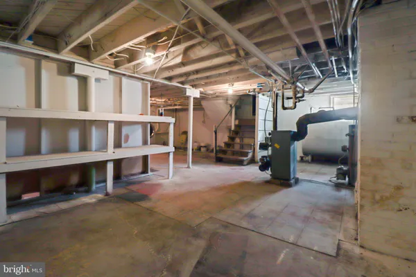 a view of a room with furniture