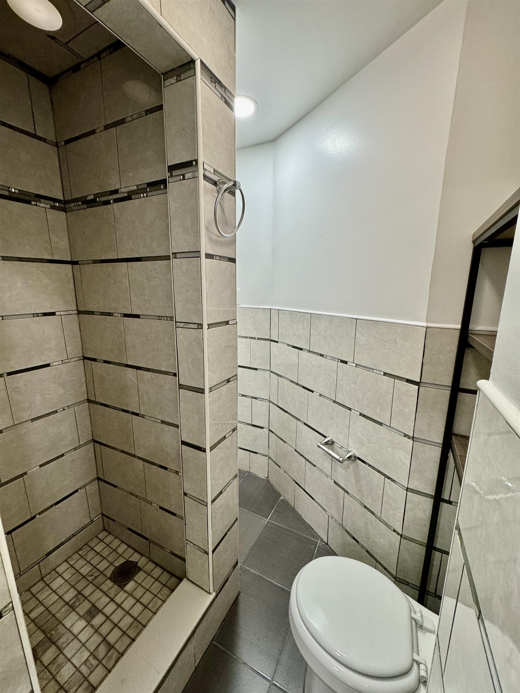 204 Zabriskie Street, Unit 1 & G Jersey City, NJ 07307 - Photo 11 of 21 a bathroom with a toilet and a shower