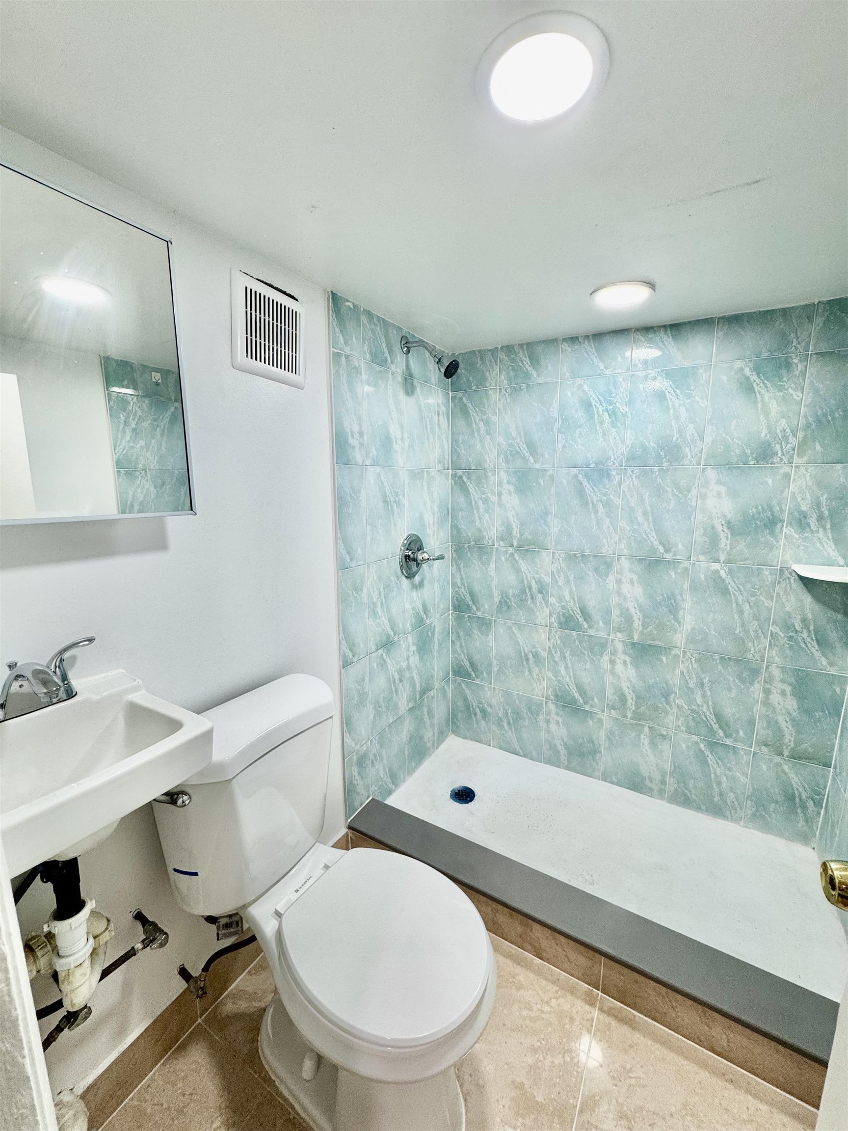 204 Zabriskie Street, Unit 1 & G Jersey City, NJ 07307 - Photo 19 of 21 a bathroom with a sink toilet and shower