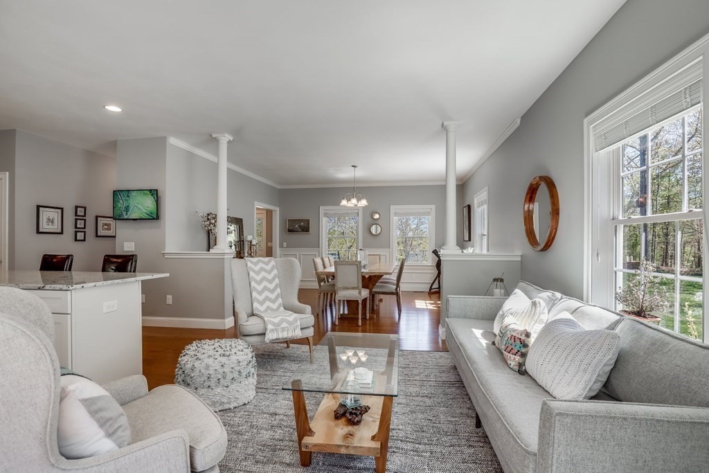 2 Budnick Way Boxford, MA 01921 - Photo 6 of 41 a living room with furniture and a large window