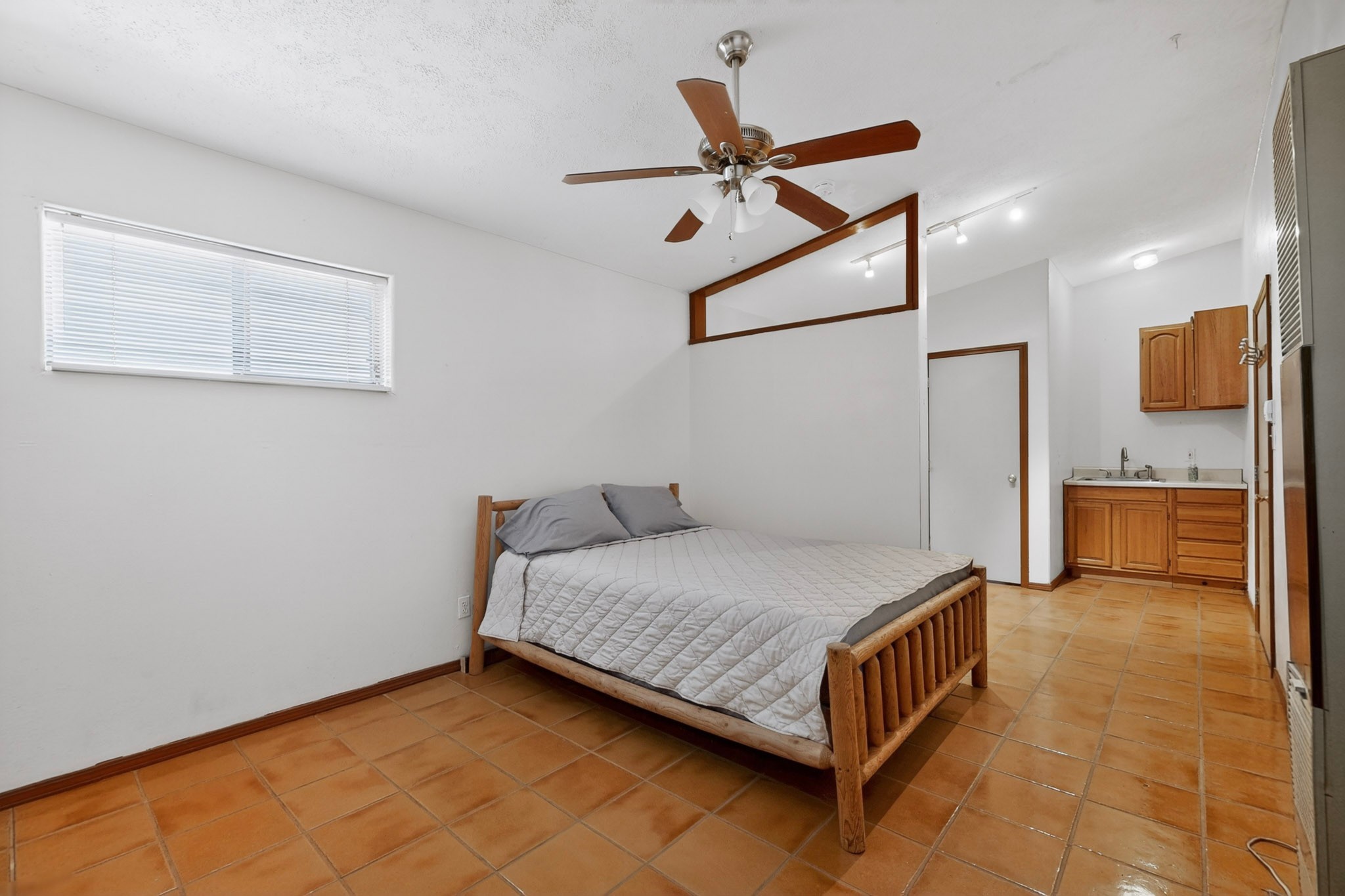 10 Blue Mesa Road Santa Fe, NM 87508 - Photo 49 of 63 Bunk room, or studio, in the stable block. Has bathroom, back portal and its own septic