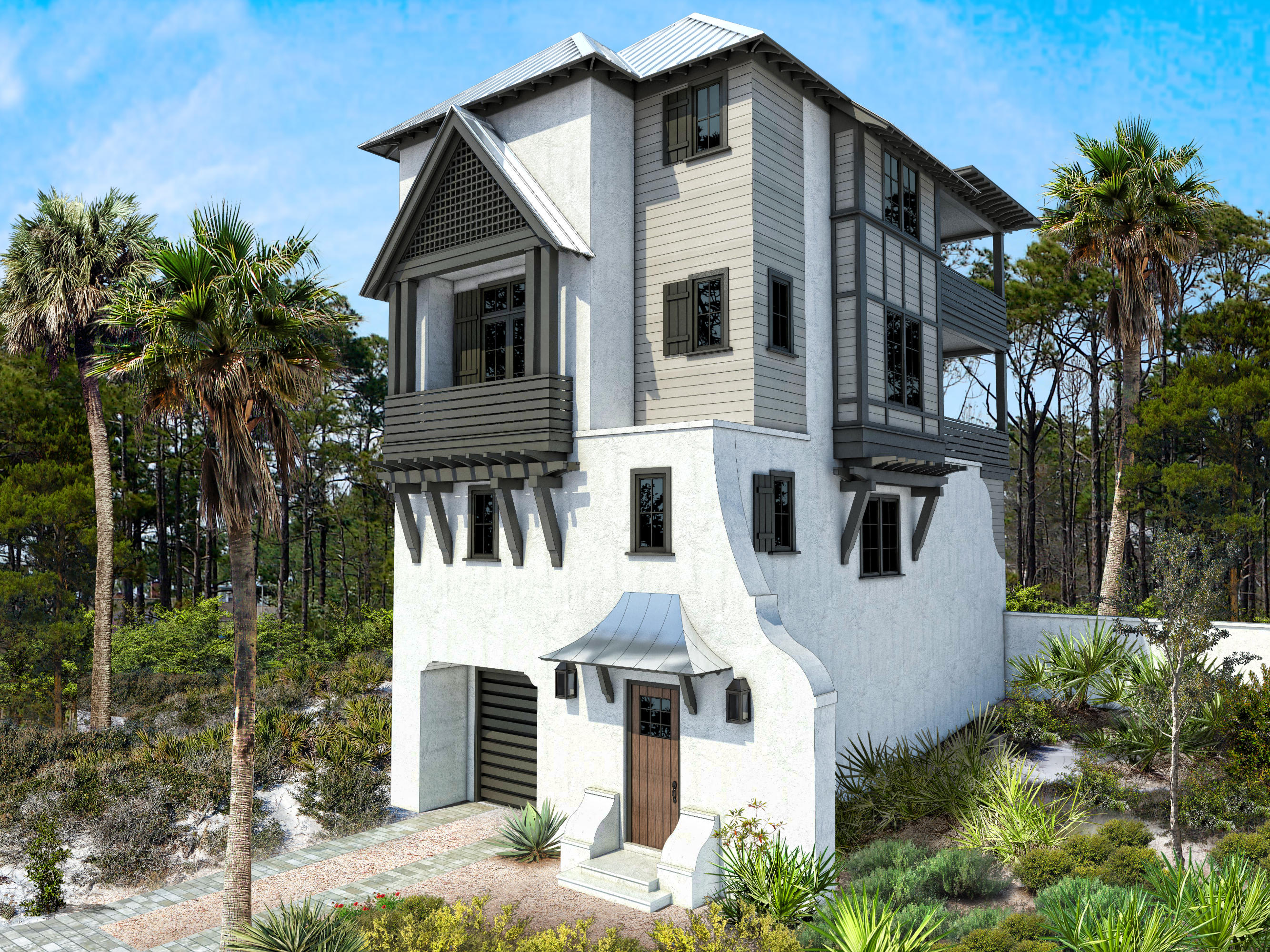 Lot 6 Tresca Place Santa Rosa Beach, FL 32459 - Photo 1 of 35 a front view of a house with a yard