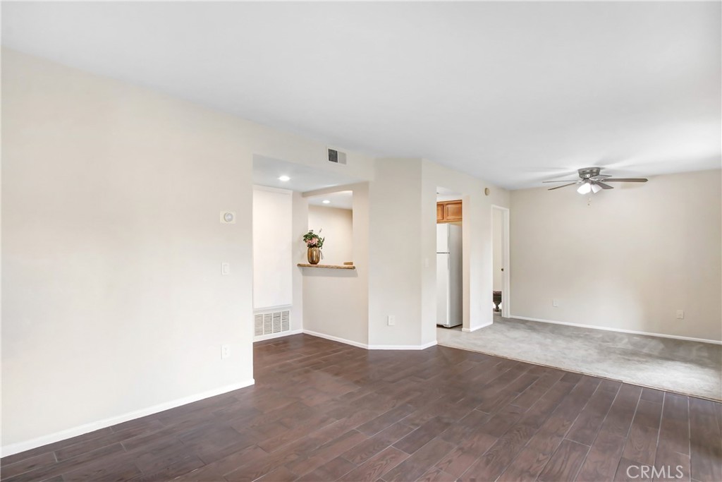 1110 West Blaine Street, Unit 107 Riverside, CA 92507 - Photo 5 of 48 Living Room, Kitchen, Dining Area