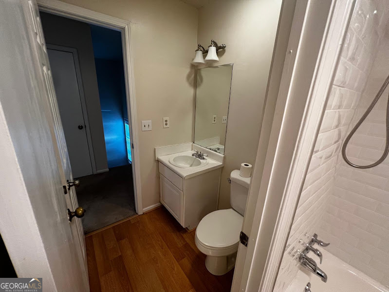 885 Patterns Drive Mableton, GA 30126 - Photo 13 of 22 a bathroom with a sink and a mirror