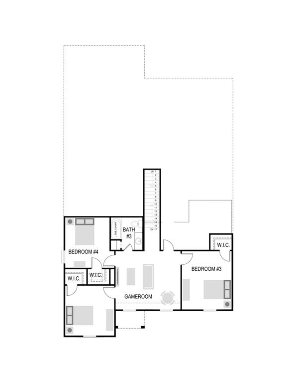 7636 Kingfisher Road Aubrey, TX 76227 - Photo 3 of 34 a picture of a floor plan