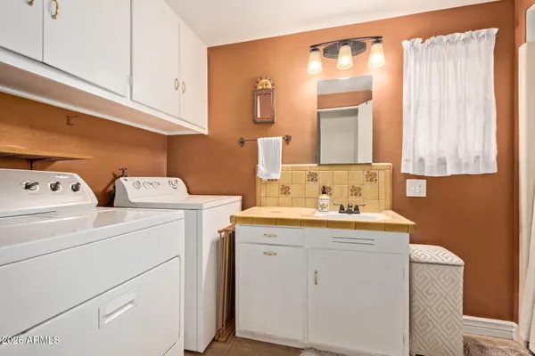 a view of washer and dryer