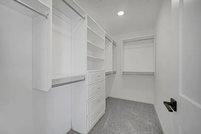 a view of walk in closet